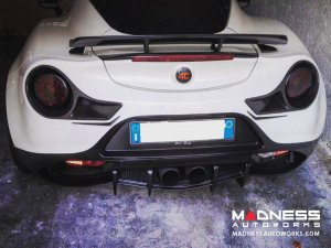 Alfa Romeo 4C Carbon Fiber Tail Light Trim Set - 488 Ferrari Style